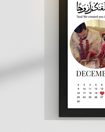 Customize Anniversary frame Best Gift for loved ones| Size 8x12 inches