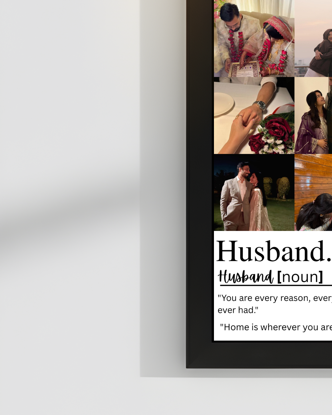 Customize Anniversary Relation frame Best Gift for loved ones| Size 8x12 inches