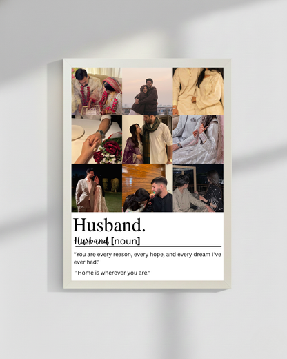 Customize Anniversary Relation frame Best Gift for loved ones| Size 8x12 inches