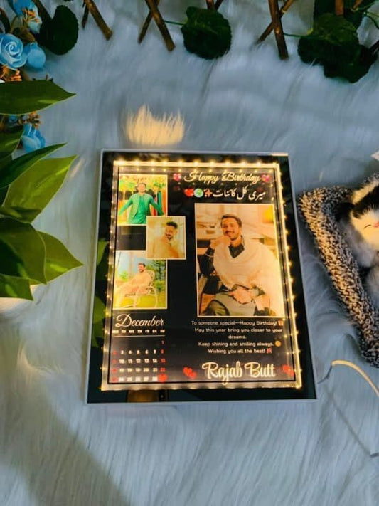 2 in 1 3D customized Magic Mirror Frame | Mirror light Photo frame | Birthday Gift for loved ones