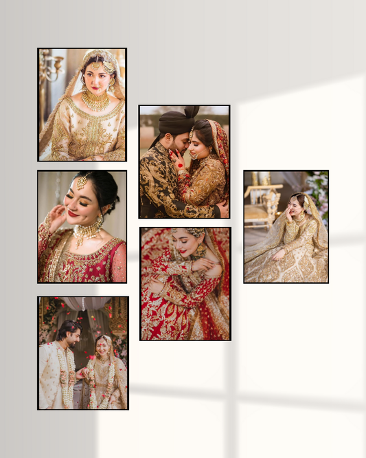 Pack of 6 Medium Customize Phototiles for your room